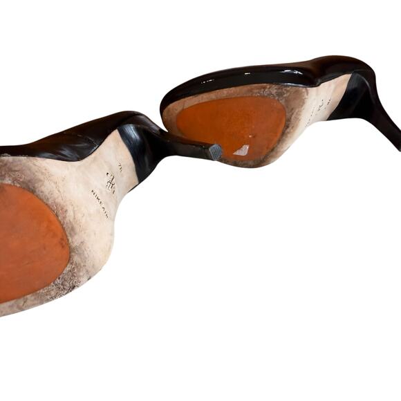 Cole Haan Patent Leather Stiletto Heels Pumps Black 7 - Picture 5 of 6